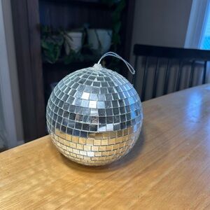 Silver Disco Ball Party Decoration